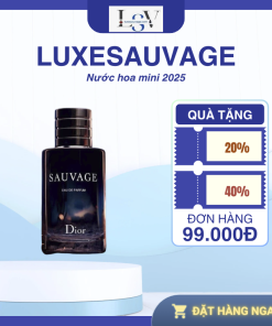 Nước hoa nam LUXESAUVAGE chai 50ml sang trọng