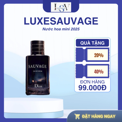 Nước hoa nam LUXESAUVAGE chai 50ml sang trọng